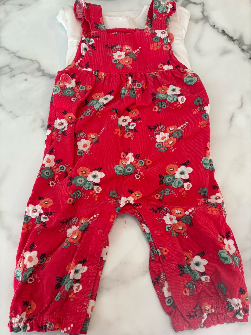 6-12mos Gymboree Girls Coruroy Overalls